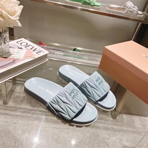 miu miu replica slides|miu michu shoes.